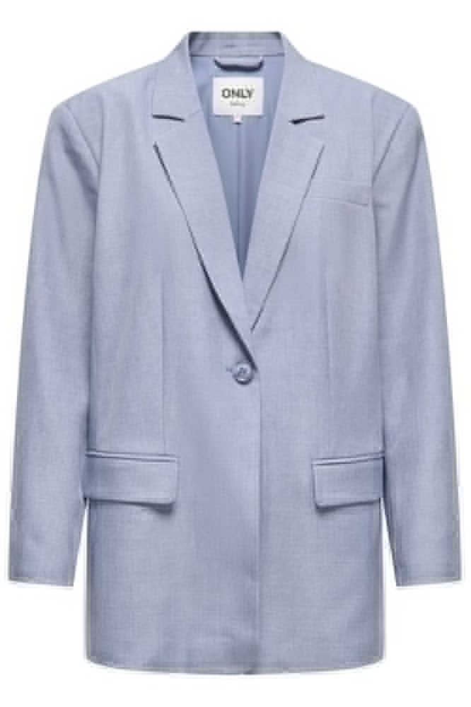 Only blauwe dames blazer | Vooraanzicht