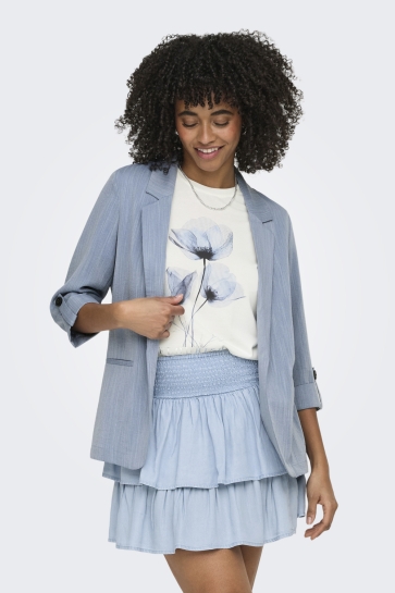 Only onlmarsa 3/4 blazer wvn noos Blauw