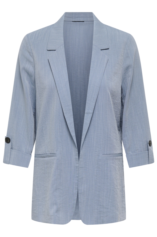 Only blauwe dames blazer | Vooraanzicht