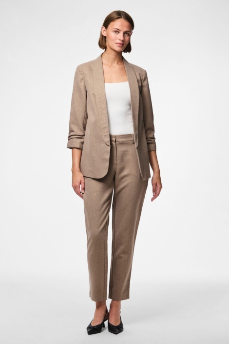 Pieces taupe dames blazer | Model