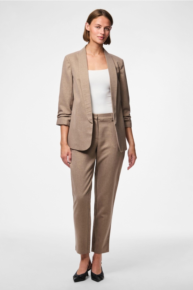 Pieces taupe dames blazer | Model