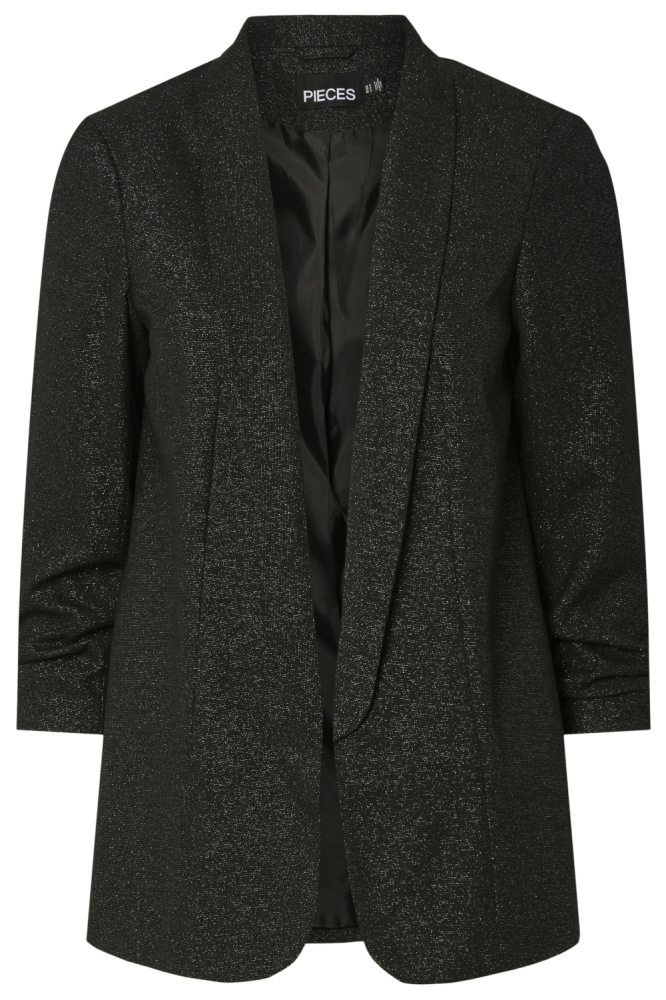 Pieces zwarte dames blazer | Vooraanzicht