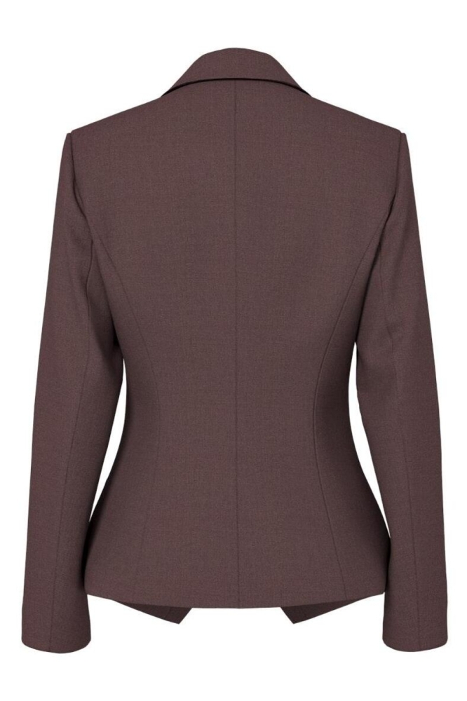 Hypedrop bruine dames blazer | Achteraanzicht