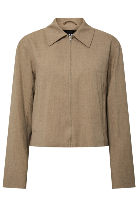 Pieces camel dames blazer | Vooraanzicht
