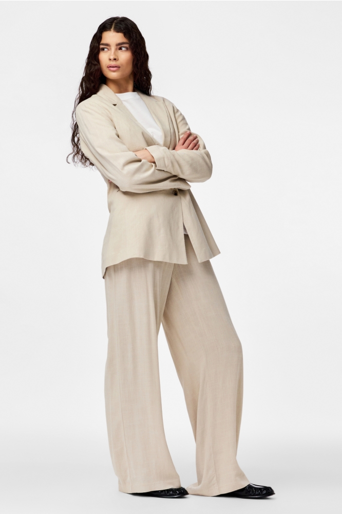 Pieces beige dames blazer | Model