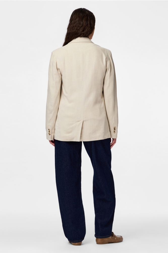 Pieces beige dames blazer | Model