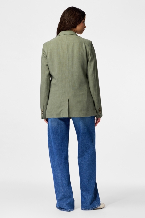 Pieces groene dames blazer | Model