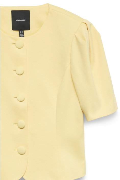 Vero Moda gele dames blazer | Close up