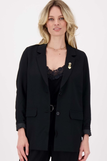 Zusss BLAZER MET BROCHE 0310 0000 0000 BLACK