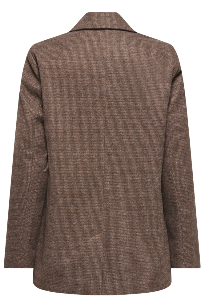 Only bruine dames blazer | Achteraanzicht