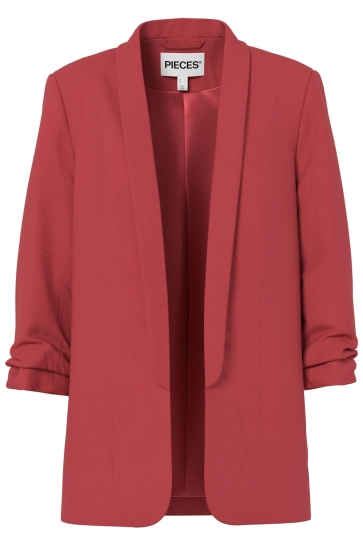 Pieces PCBOSELLA 3/4 BLAZER NOOS BC 17090996 GARNET