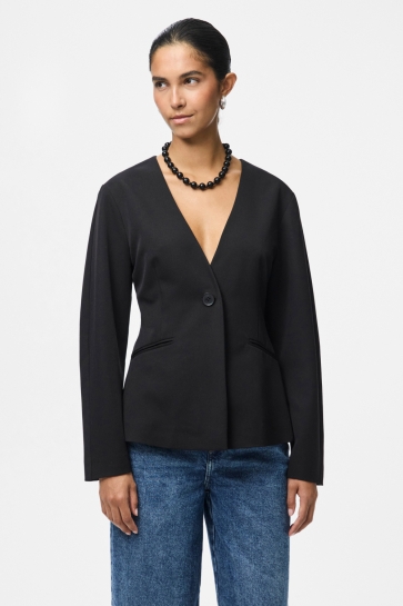 Pieces Blazer PCKAMIL LS FITTED BLAZER NOOS BC 17162404 BLACK