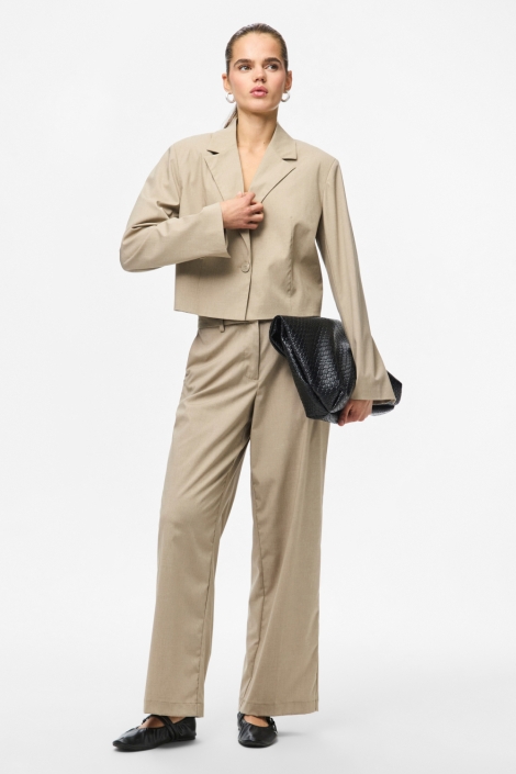 Pieces camel dames blazer | Model