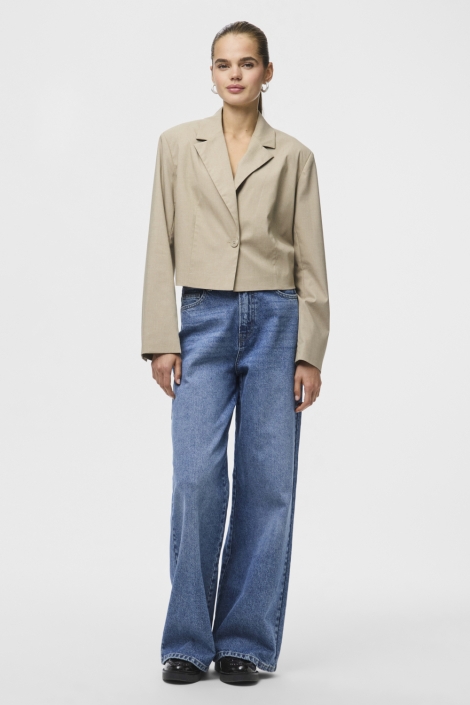 Pieces camel dames blazer | Model