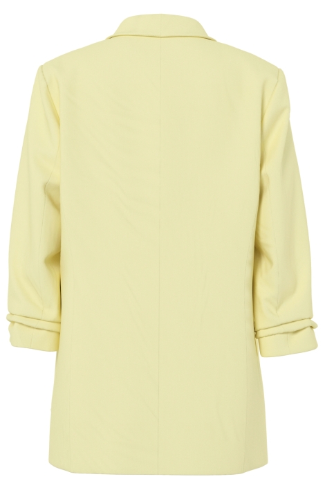 Pieces gele dames blazer | Achteraanzicht