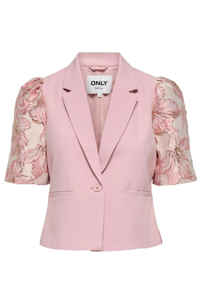 Only roze dames blazer | Vooraanzicht