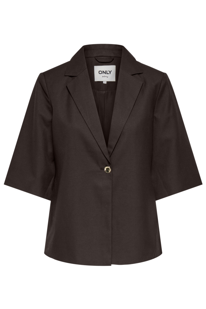 Only bruine dames blazer | Vooraanzicht