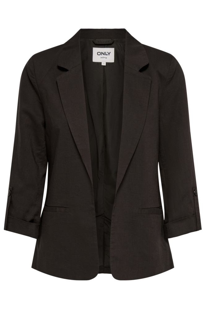 Only bruine dames blazer | Vooraanzicht