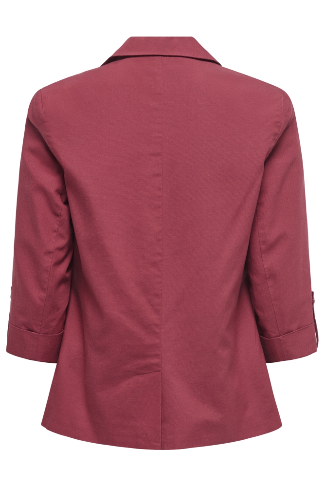 Only rode dames blazer | Achteraanzicht
