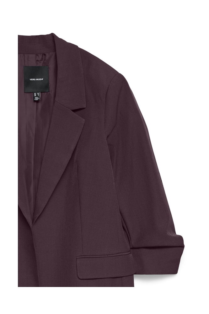 Vero Moda bordeaux dames blazer | Achteraanzicht