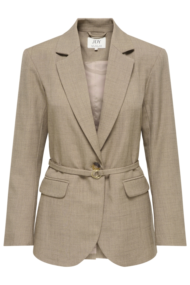 Jacqueline de Yong camel dames blazer | Vooraanzicht