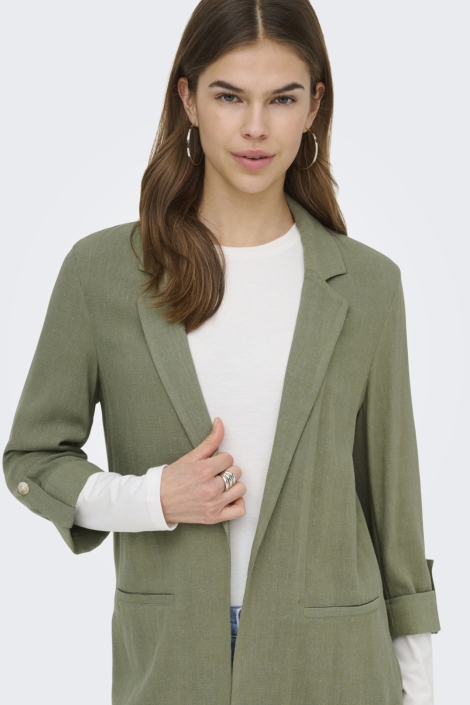 Only groene dames blazer | Close up