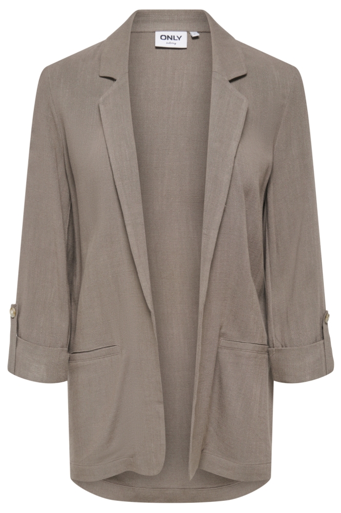 Only bruine dames blazer | Vooraanzicht