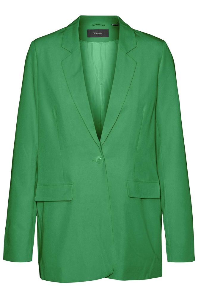 Vero Moda groene dames blazer | Vooraanzicht