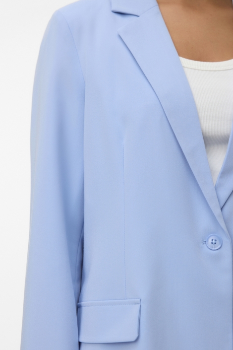 Vero Moda blauwe dames blazer | Close up