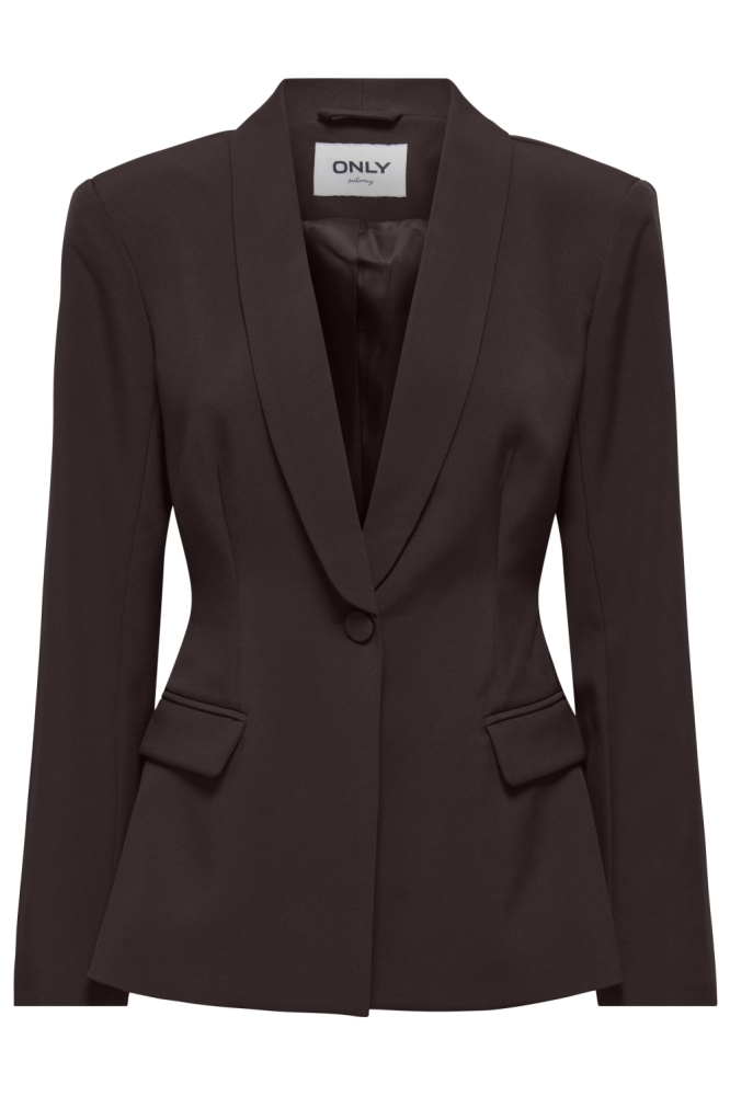 Only bruine dames blazer | Vooraanzicht