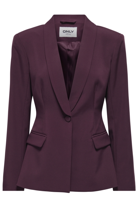 Only bordeaux dames blazer | Vooraanzicht