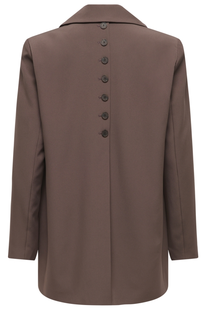 Only bruine dames blazer | Achteraanzicht