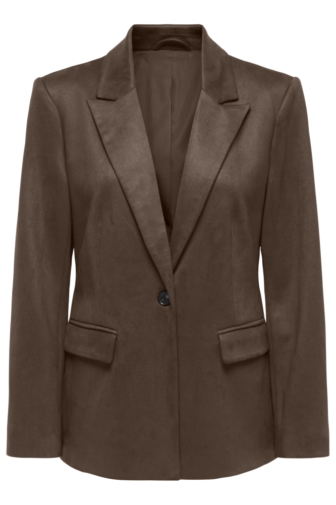 Only bruine dames blazer | Vooraanzicht