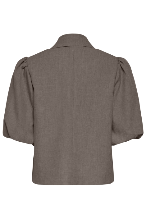 Only taupe dames blazer | Achteraanzicht