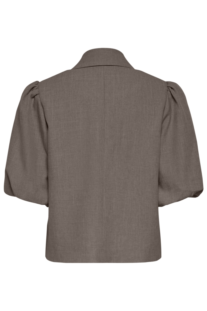 Only taupe dames blazer | Achteraanzicht