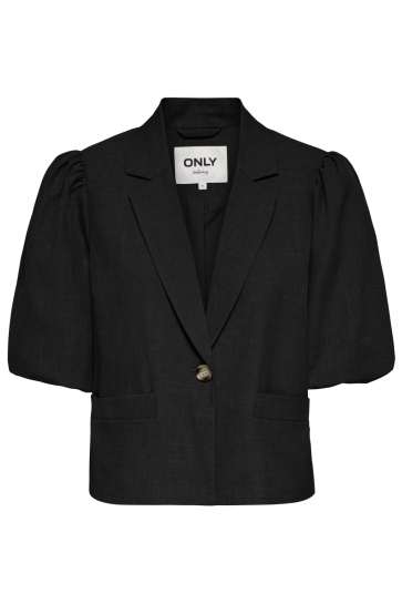 Only Blazer ONLLINDA 2/4 PUFF SHORT BLAZER CC T 15376950 Black