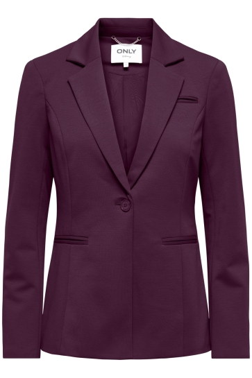 Only onlpeach l/s fit blazer tlr noos Bordeaux