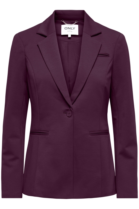Only bordeaux dames blazer | Vooraanzicht