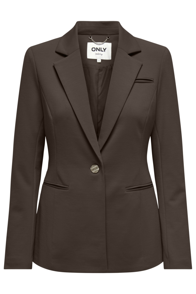 Only bruine dames blazer | Vooraanzicht