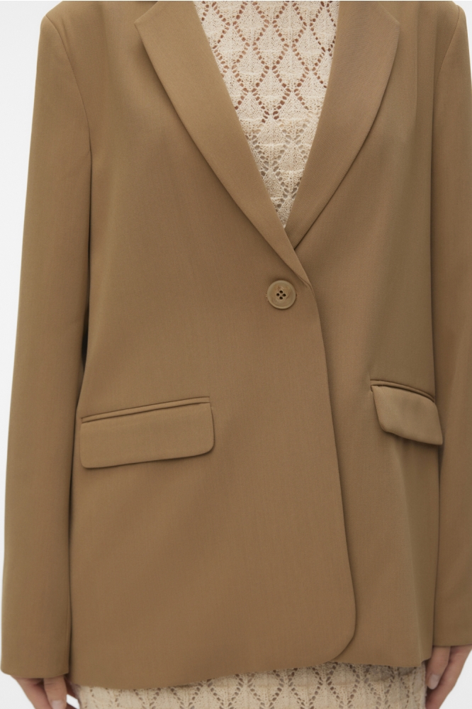 Vero Moda groene dames blazer | Close up