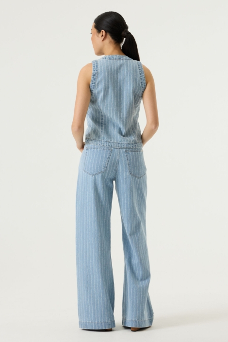 Garcia blauwe dames gilet | Model