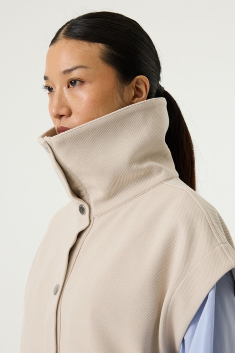 Garcia beige dames jas | Close up