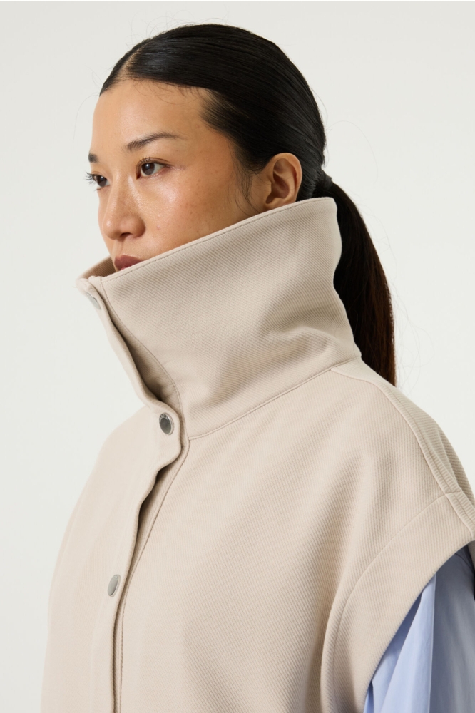 Garcia beige dames jas | Close up