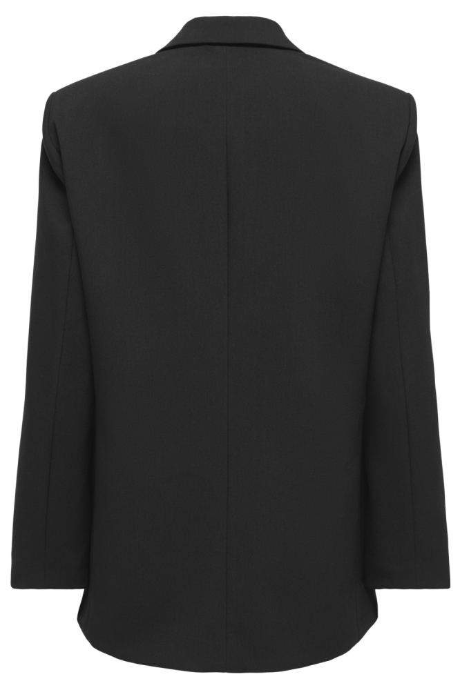 Jacqueline de Yong zwarte dames blazer | Achteraanzicht