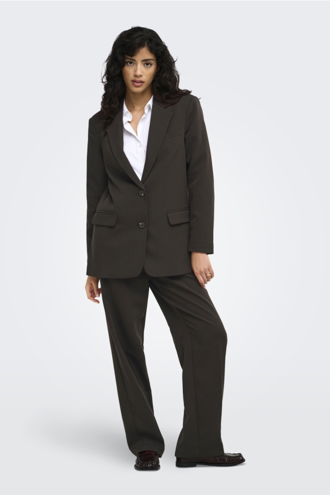 Jacqueline de Yong bruine dames blazer | Model