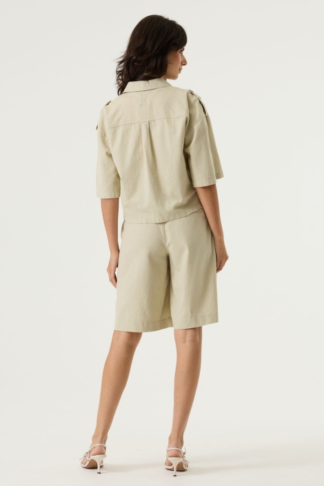 Garcia groene dames blouse | Model