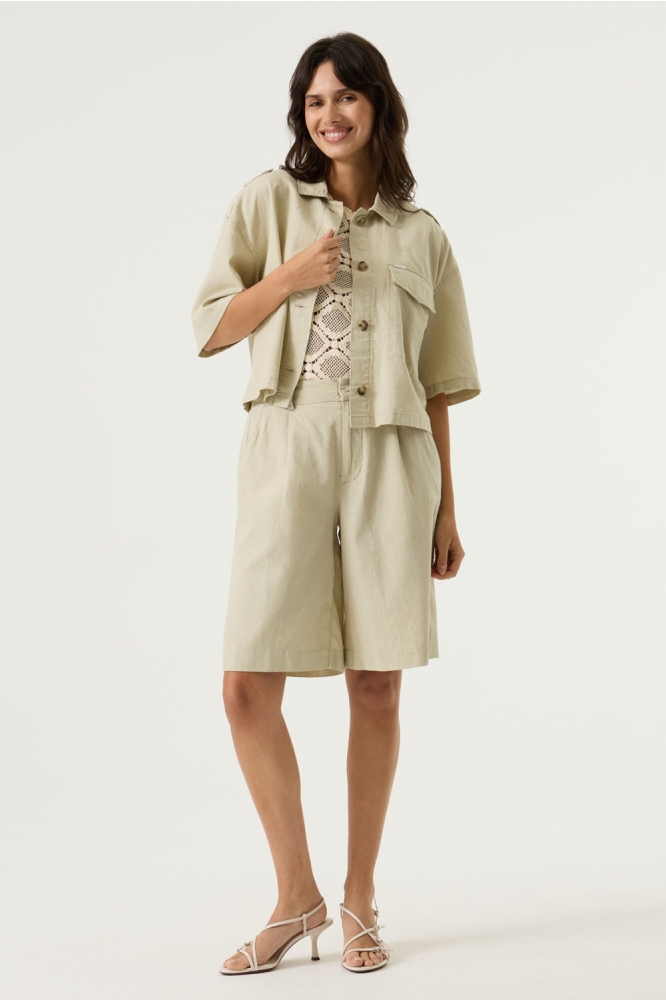 Garcia groene dames blouse | Model