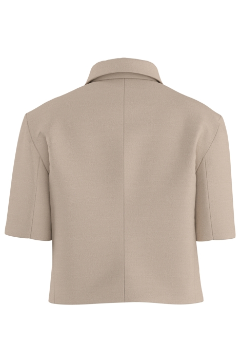 Hypedrop beige dames blazer | Achteraanzicht