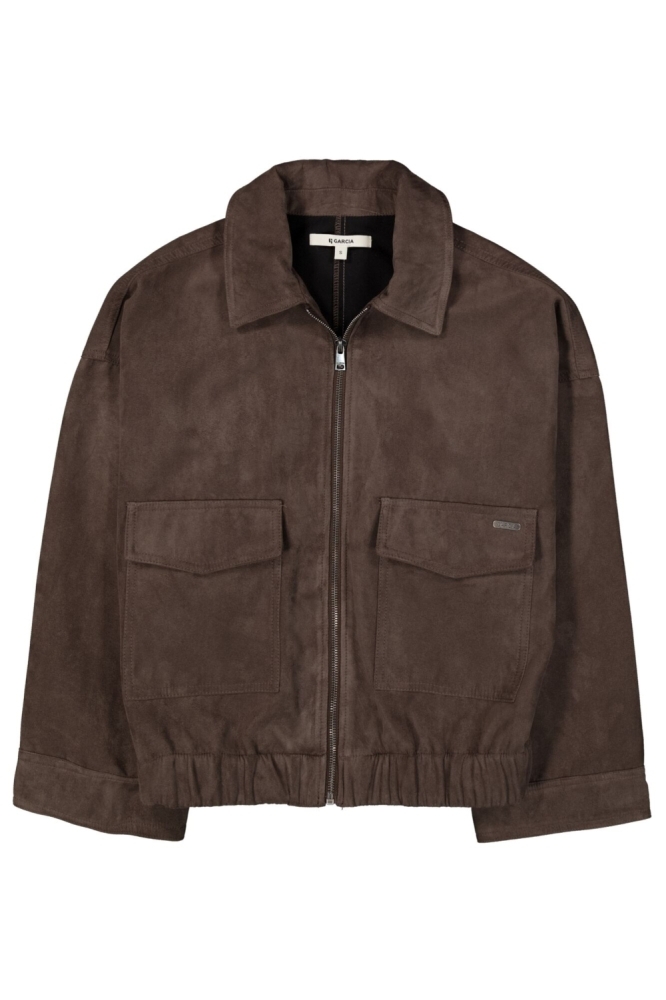 Garcia bruine dames jas | Vooraanzicht