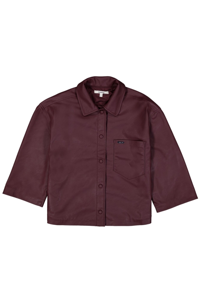 Garcia bordeaux dames blouse | Vooraanzicht